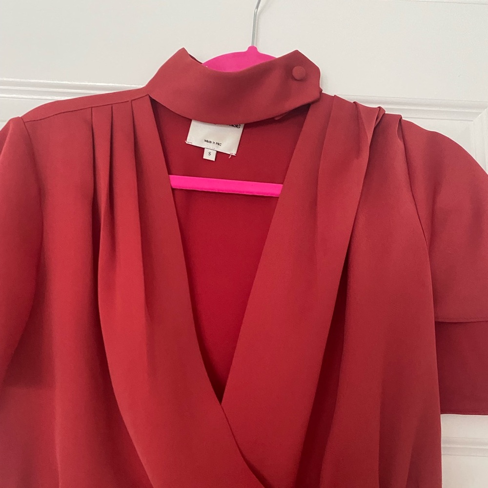 Revolve Red Romper - image 2